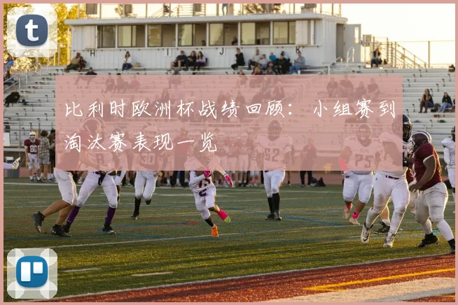 比利时欧洲杯战绩回顾：小组赛到淘汰赛表现一览